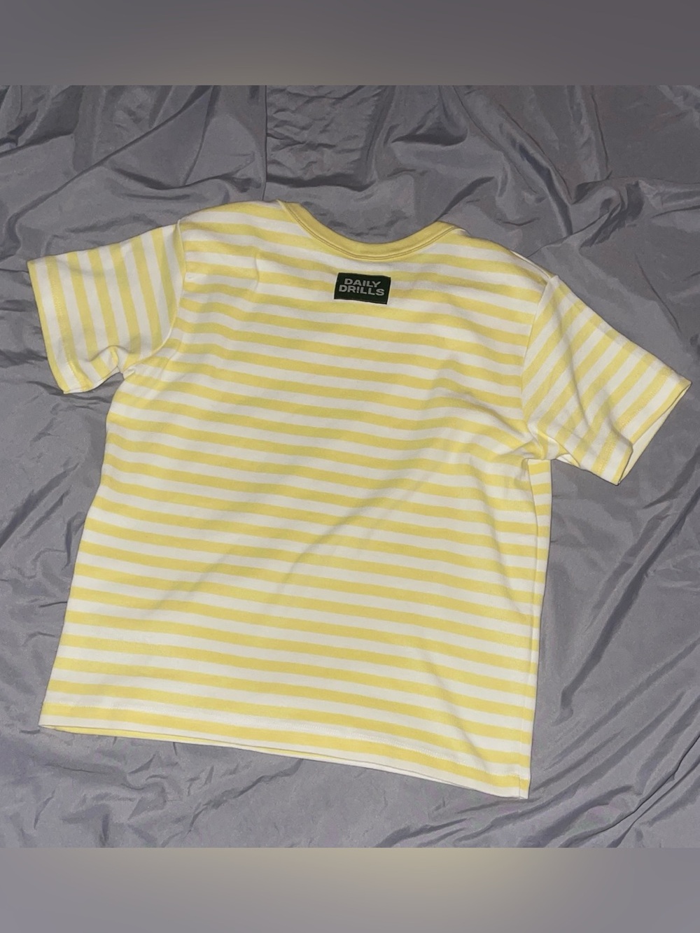 Daily Drills Striped Cotton Baby Tee - Picture 2 of 3